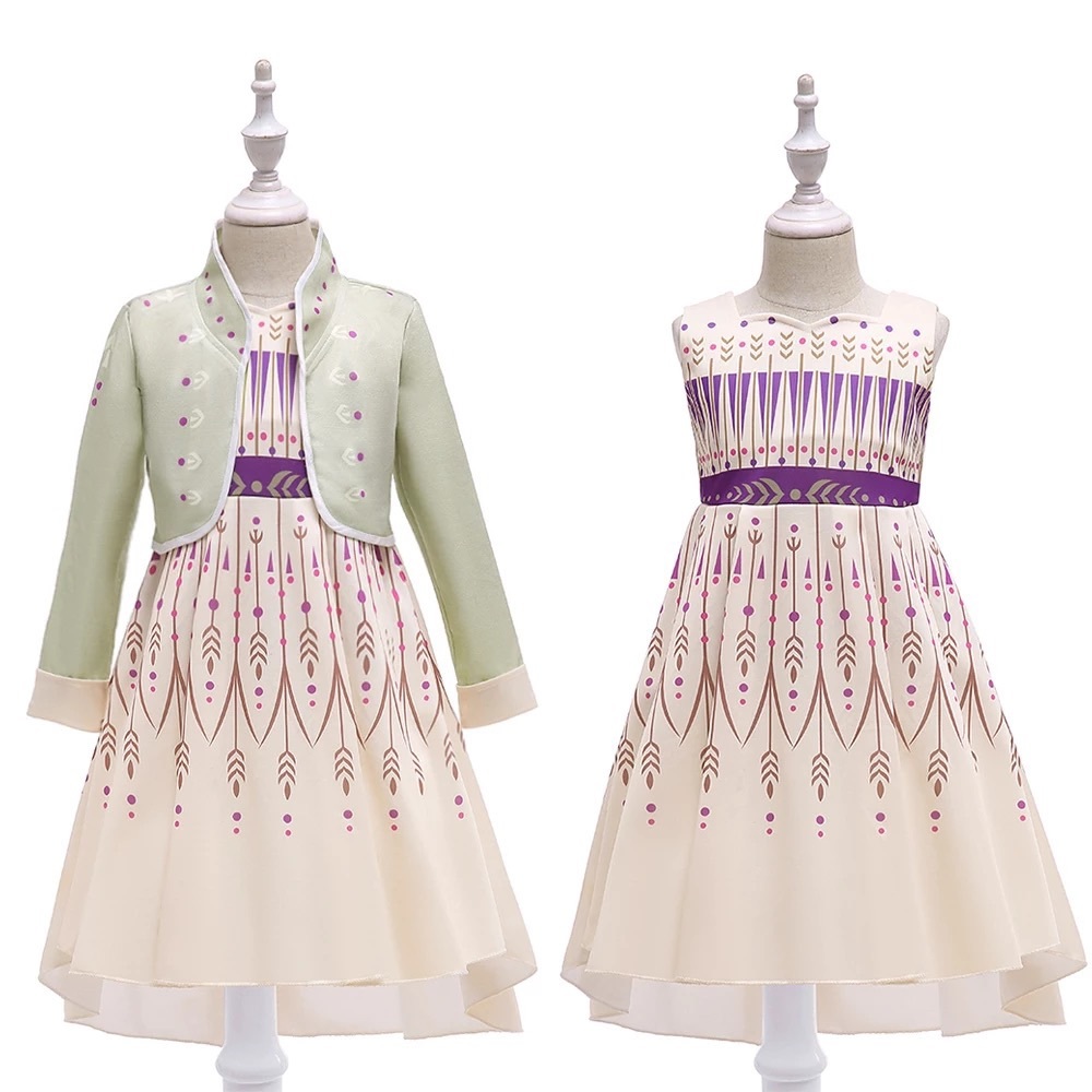 Frozen Anna Costume Dress with Jacket